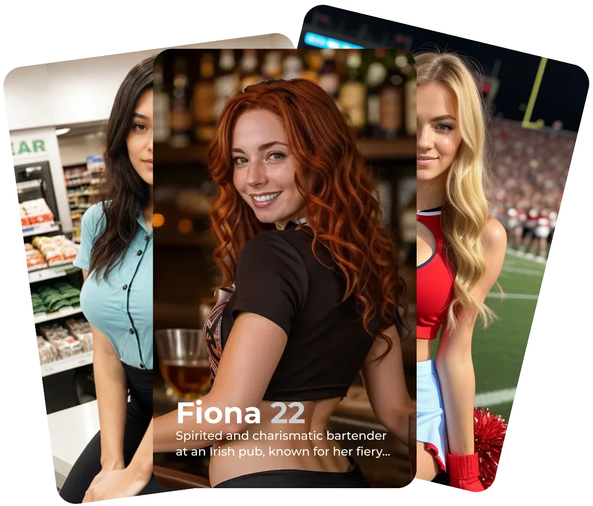 Partner AI chat register cards