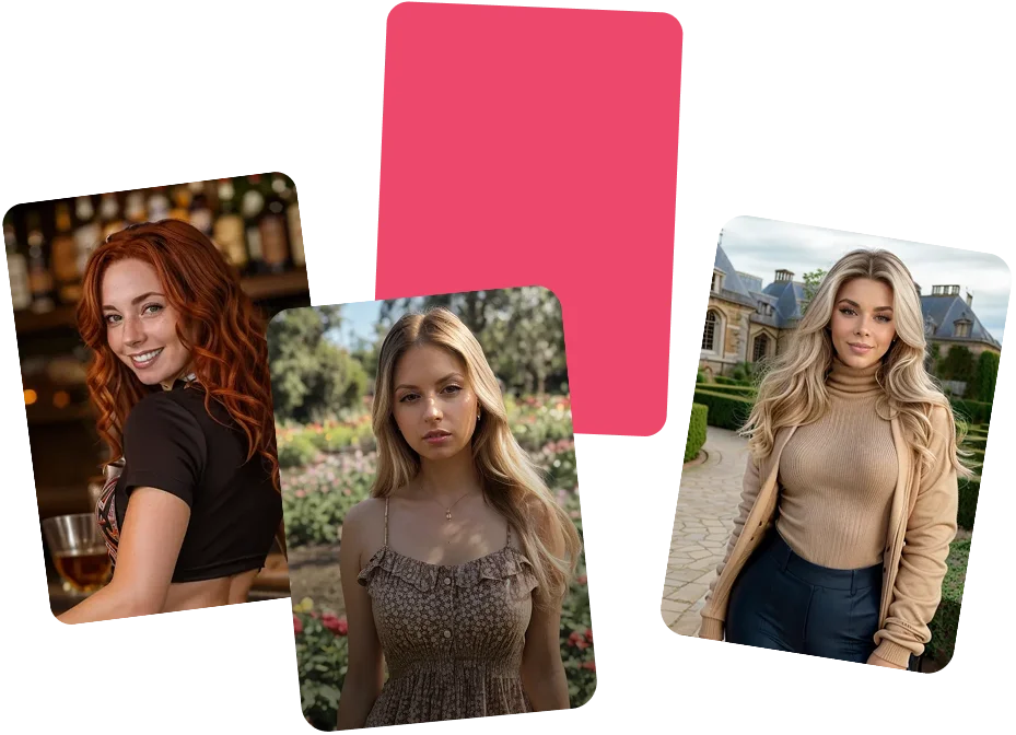 AI companion mixed girls cards