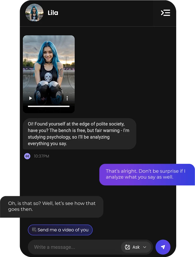 Partner AI chat feature